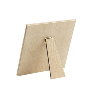 Caspari Snakeskin 4" Square Picture Frame in Ivory - 1 Each F9034
