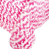 Caspari Reversible Kantha Table Cover in Orange & Fuchsia Modern Moiré - 1 Each FTC003