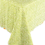 Caspari Reversible Kantha Table Cover in Orange Grove - 1 Each FTC010