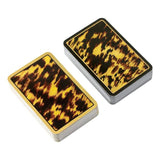Caspari Tortoise Large Type Bridge Gift Set - 2 Playing Card Decks & 2 Score Pads GS110J