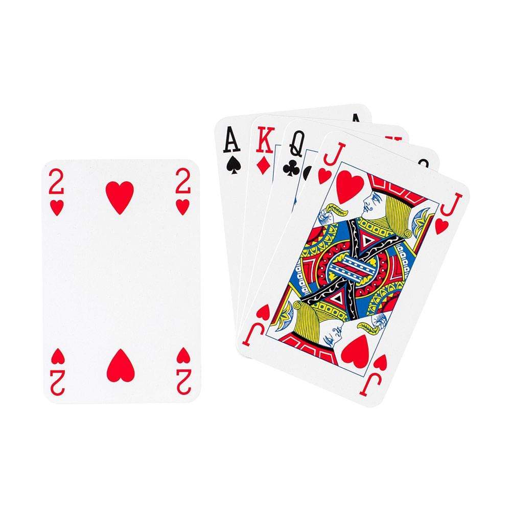 Caspari Under the Palms Bridge Gift Set - 2 Playing Card Decks & 2 Score Pads GS126