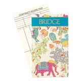 Caspari Le Jardin De Mysore Large Type Bridge Gift Set - 2 Playing Card Decks & 2 Score Pads GS140J
