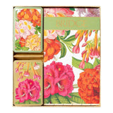 Caspari Jefferson's Garden Study Bridge Gift Set - 2 Playing Card Decks & 2 Score Pads GS143