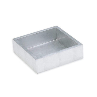 Caspari Lacquer Cocktail Napkin Holder in Silver - 1 Each HC11