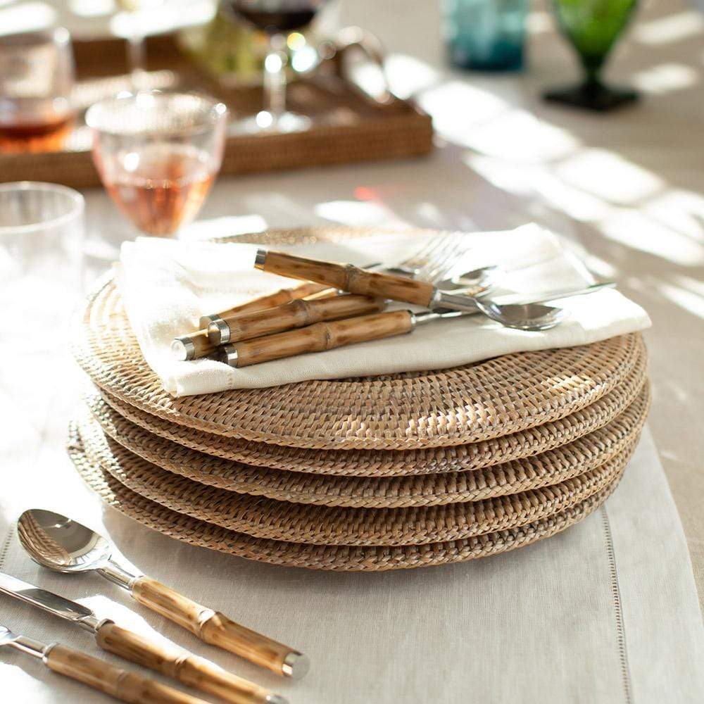 Dinner Plates Woven Charger Plates Bulk Black Charger Plates