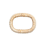 Caspari Rattan Napkin Ring in White Natural - 1 Each HN01W