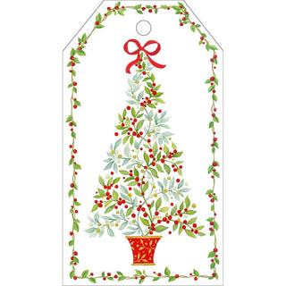 Caspari Twining Tree Gift Hang Tags - 4 Per Package HT057