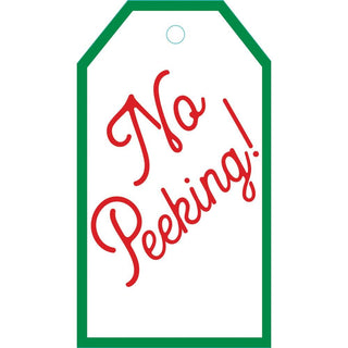 Caspari No Peeking Gift Hang Tags - 4 Per Package HT9792