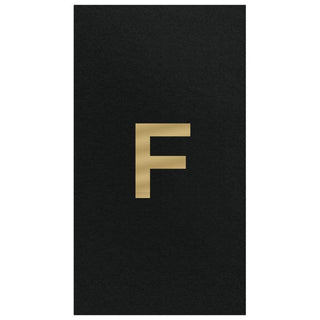 Personalization by Caspari Personalized Single Initial Paper Linen Guest Towel Napkins INITIAL_PL_GUEST