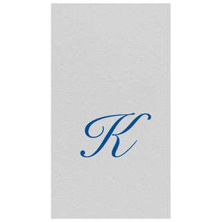 Personalization by Caspari Personalized Single Initial Paper Linen Guest Towel Napkins INITIAL_PL_GUEST