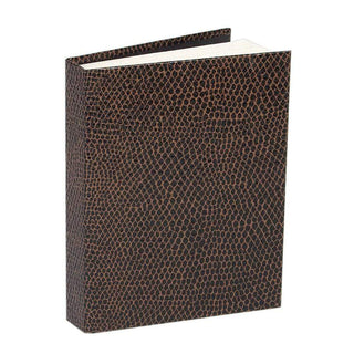 Caspari Snakeskin Mini Writing Journal in Brown & Black - 1 Each J1297