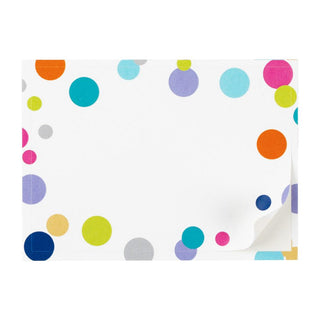 Caspari Confetti Brights Self-Adhesive Labels - 12 Per Package LTAG103