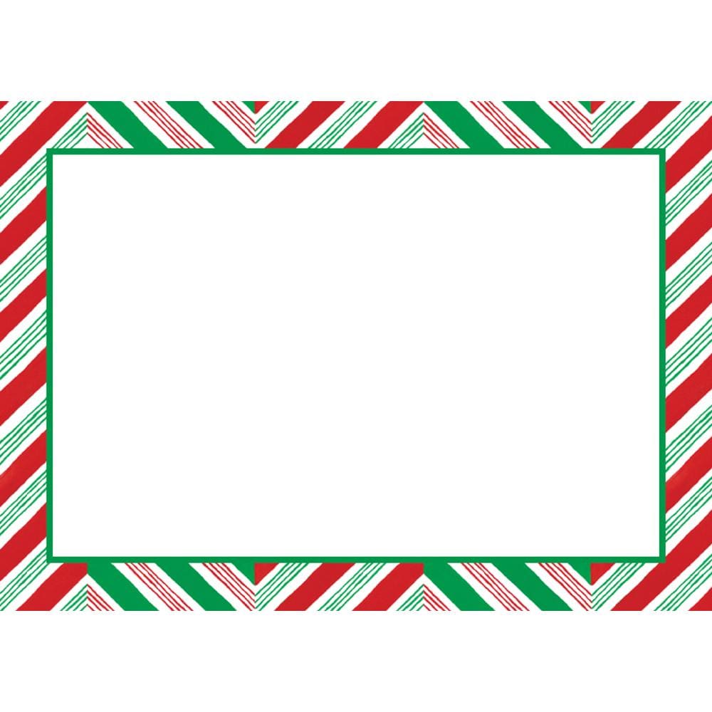 Candy cane border clipart black and white