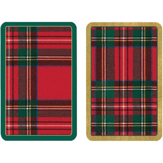 Caspari Plaid Playing Cards - 2 Decks Included PC108