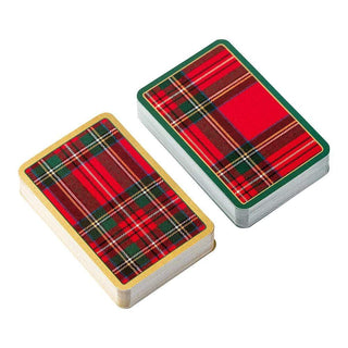 Caspari Plaid Playing Cards - 2 Decks Included PC108