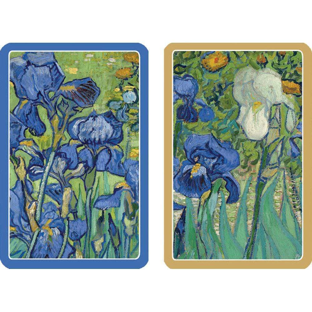 Caspari Van Gogh Irises Playing Cards - 2 Decks Included PC131