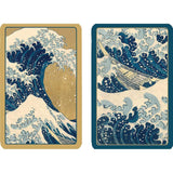 Caspari The Great Wave Large Type Playing Cards - 2 Decks Included PC133J