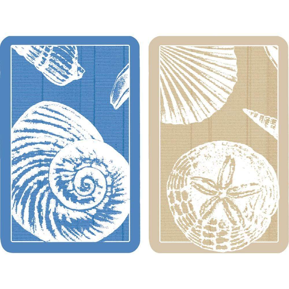 Caspari Shells Playing Cards - 2 Decks Included PC142