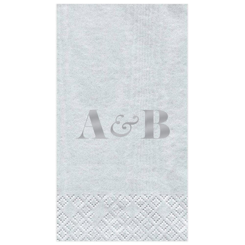 Personalized Caspari Holiday Cocktail Napkins & Guest Towels