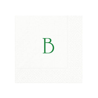 Personalization by Caspari Personalized Single Initial Cocktail Napkins PG_INITIAL_COCKTAIL