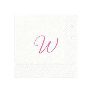 Personalization by Caspari Personalized Single Initial Cocktail Napkins PG_INITIAL_COCKTAIL