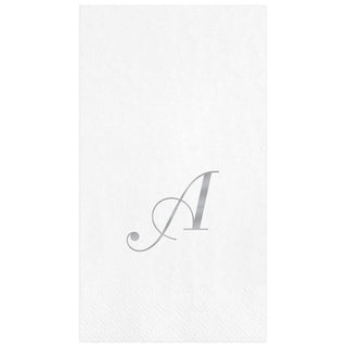 Personalization by Caspari Personalized Single Initial Guest Towel Napkins