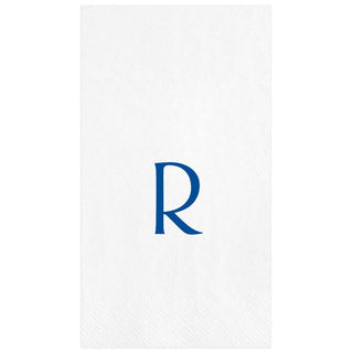 Personalization by Caspari Personalized Single Initial Guest Towel Napkins
