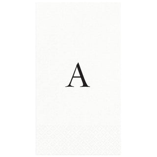 Personalization by Caspari Personalized Single Initial Guest Towel Napkins PG_INITIAL_GUEST