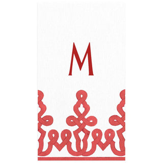 Personalization by Caspari Personalized Single Initial Passementerie Guest Towel Napkins PG_INITIAL_PASS_PL_GUEST