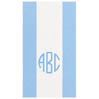 Personalization by Caspari Personalized Monogram Bandol Stripe Guest Towel Napkins PG_MONO_BANDOL_GUEST