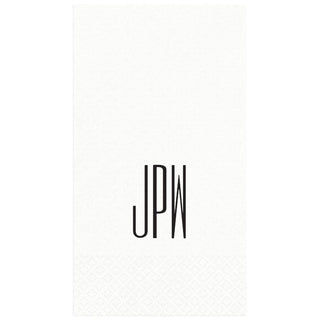 Personalization by Caspari Personalized Monogram Guest Towel Napkins PG_MONO_GUEST