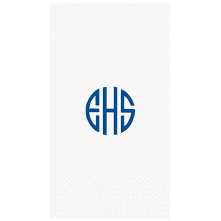 Personalization by Caspari Personalized Monogram Paper Linen Guest Towel Napkins PG_MONO_PL_GUEST