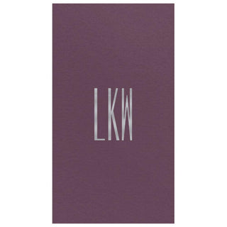 Personalization by Caspari Personalized Monogram Paper Linen Guest Towel Napkins PG_MONO_PL_GUEST