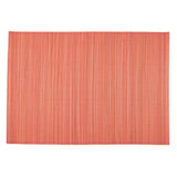 Caspari Roll-Up Bamboo Placemats in Coral - Set of 4 PM003