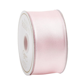 Caspari Solid Light Pink Wired Ribbon - 10 Yard Spool R770