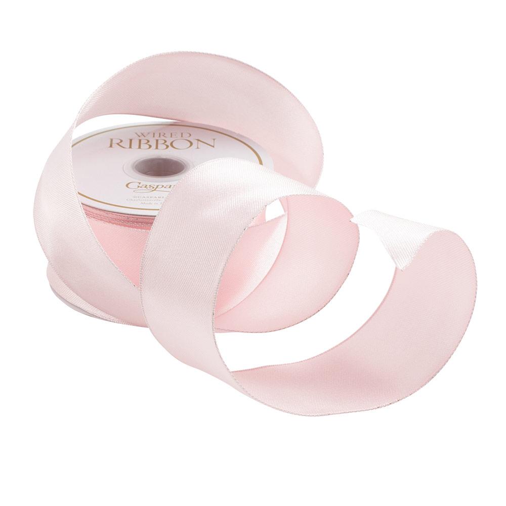 OFFRAY SPOOL SATIN LIGHT PINK RIBBON - 1/8 in - 10 YARDS