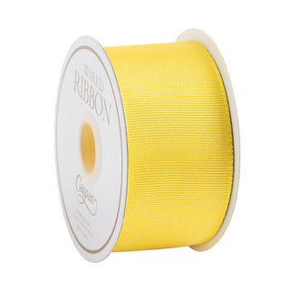 Caspari Yellow Wired Ribbon - 8 Yard Spool R807