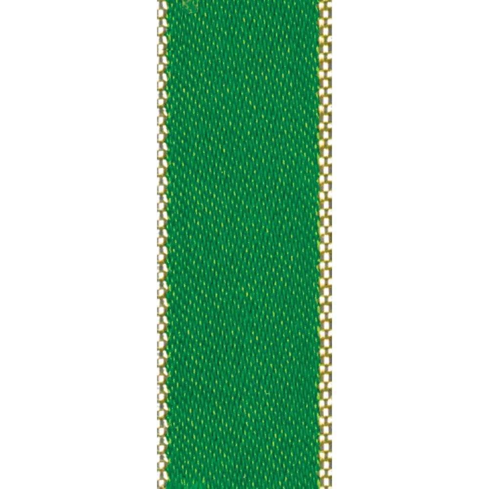 Caspari Narrow Lime Green Grosgrain Satin Ribbon - 8 Yard Spool