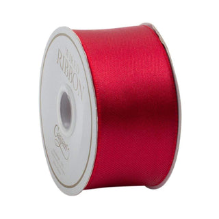 Caspari Red Reversible Wired Ribbon - 6 Yard Spool R942