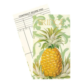 Caspari Royal Pineapple Bridge Score Pad - 1 Each SP114