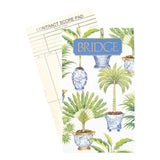 Caspari Potted Palms Bridge Score Pad - 1 Each SP134