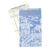 Caspari Pagoda Toile Bridge Score Pad - 1 Each SP145