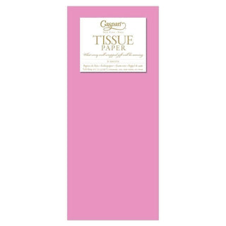 Caspari Solid Tissue Paper in Raspberry - 8 Sheets Included TIS019