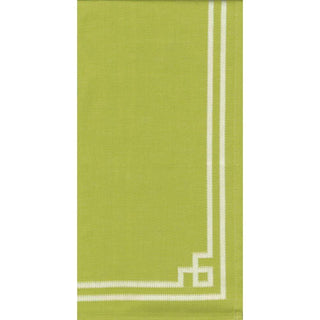 Caspari Rive Gauche Cotton Tea Towel in Spring Green - 1 Each TT107